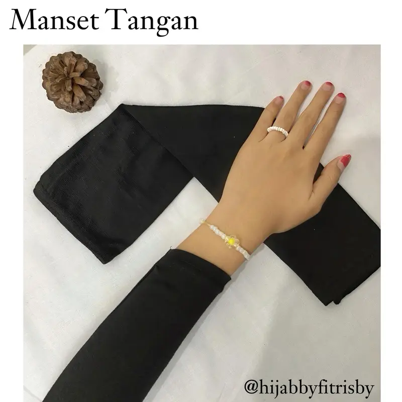 Manset Tangan Wanita Pria / Deker Tangan Murah Polos / Handshock Dewasa 0