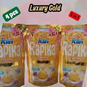 Rapika Biang Luxury Gold & Luxury Pink 5in1 Pelicin pakaian 250ml isi 4pcs
