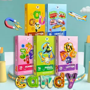 Cod Alphabet Magnet Tempelan Kulkas Magnet Angka Fridge Magnets Huruf Mainan Early Education Edukatif untuk Anak-anak