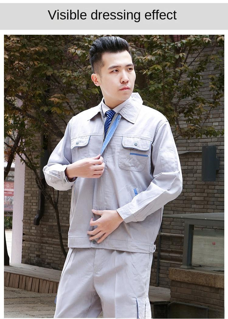 Product Introduction of Fasuprich-Spring and Autumn Overalls Suit Logistics Factory Workshop Work Clothes Auto Repair Polyester Cotton Construction Site Labor-Protection Overalls 6