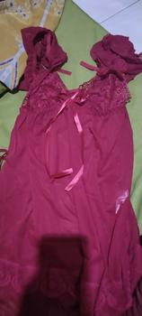 Product Review of [Red Pink] Lingerie Dress Fit Hitam Big Jumbo Size Baju Tidur Daster Jumbo Wanita Premium X3P from N** R**a 0