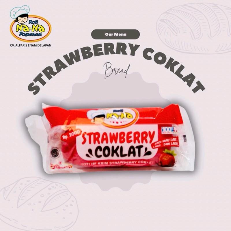 Roti Nana Coklat Stroberry Isi 5 Pcs Murah - Promo Ter Strawberry batas - Snack, Hadiah, Maryam Frozen Susu Makanan 3
