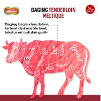 Gambar Daging Sapi Meltique Tenderloin Halal 200 gram Frozen Food AUS-Sibeku steak daging dari Just Steak It Meat Shop Kota Administrasi Jakarta Barat 5 Tokopedia