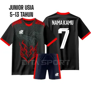 SABLON NAMA NOMOR BAJU BOLA OLAHRAGA FUTSAL ANAK ANAK UMUR 5-13 TAHUN MAKSIMAL BB 38 Celana Sepak Outdoor Sport