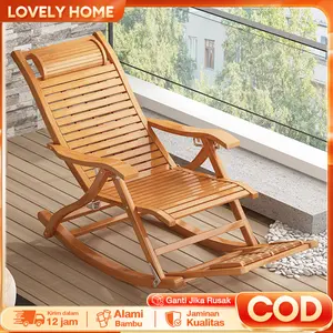 LOVE kursi lipat speeds Kursi Goyang Kursi Santai Kursi Sofa Multifungsi 3 in 1 Kursi Tidur Ruang Tamu Kursi Lipat Goyang Bambu Kursi Goyang Santai Kursi Malas Kursi Goyang Bulat Kursi Sofa Malas kursi teras depan rumah