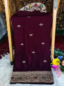 Set Saput Udeng Bordir Katun Motif Terbaru Laki-Laki