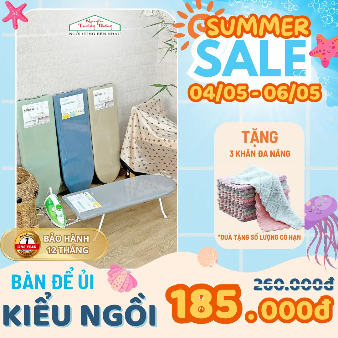 Bàn để ủi cầu là kệ ủi quần áo kiểu ngồi 30x80cm Có thể gập lại - Nguyễn Trường Thắng kệ  ủi
