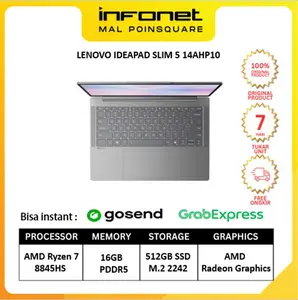 LENOVO IDEAPAD SLIM 5 14AHP10 RYZEN 7 8845HS 16GB 512GB SSD INTEGRATED 14" WUXGA OLED W11H OH24+M365