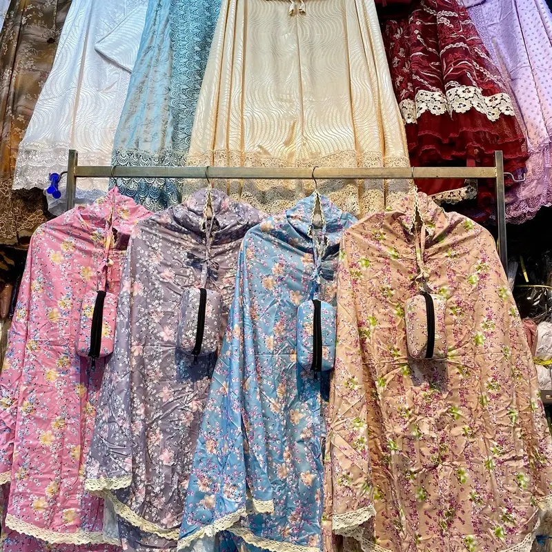Mukenah Anak Tanggung Katun Import 2 in 1 Umur 10 - 14 Tahun Muslim Wanita Remaja 2