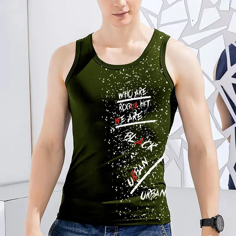 Bisa Cod Seluruh Indonesia/Atasan Saja/Singlet Black Urban - Singlet Murah 1