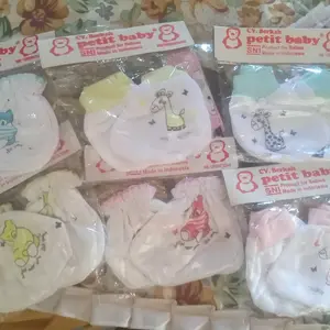 BAYIe - 6 set Sarung Tangan dan Sarung Kaki Bayi STK New Born (NB) motif lucu