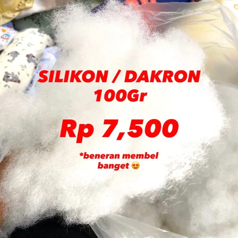 100gr SILIKON / DAKRON ISIAN BANTAL