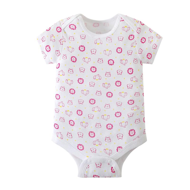 Áo Jumpsuit Quần Áo Liền Quần Cho Em Bé ngắn Tay Áo, Cho Bé Trai Và Bé Gái, Áo Liền Quần, Quần Áo Cotton Cho Trẻ Sơ Sinh, 1 Chiếc 9