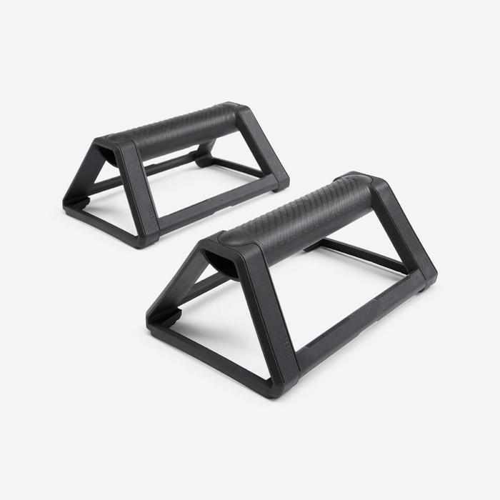Gambar Decathlon DOMYOS Push Up Bar Grip Hitam - 8945391 dari decathlon indonesia Kota Administrasi Jakarta Selatan Tokopedia