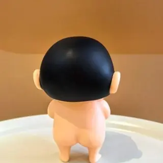 Naked bath Crayon Shin-chan bathroom shinchan gajah adem ornaments creative decoration Japanese comics desktop model doll 0
