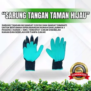 SARUNG TANGAN TAMAN ( 1 SET / KEBUN / GARDEN / CAKAR )