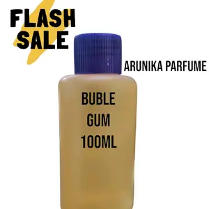 Parfum Refill Aroma Permen Karet/Bubble Gum Non Alkohol 100ml Minyak Wangi Pria dan Wanita Perfume
