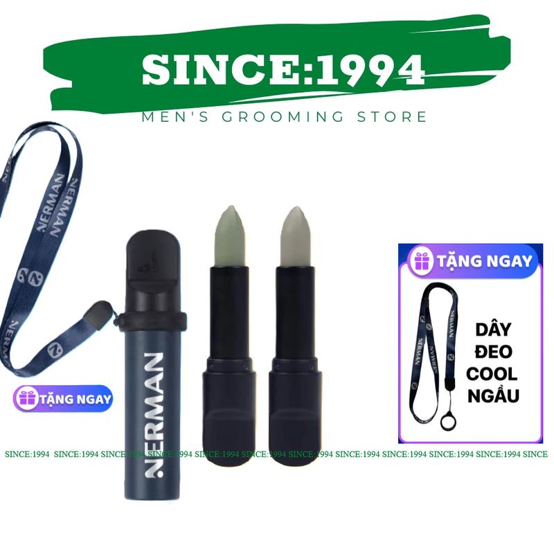 Son dưỡng cho nam Nerman dưỡng ẩm môi, giảm nứt nẻ, không bết dính Men in Black…