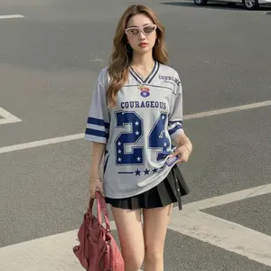 New Arrival Courageous 24 Jersey Oversize Retro Boxy Dryfit Shirt LD 110