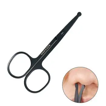 Knifezer Gunting bulu hidung gunting multifungsi nose hair stainless steel