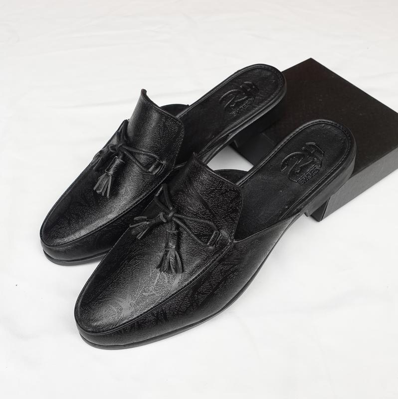 Giày sục lười nam da bò cao cấp vân nhám sang trọng , lôi cuốn Cao Su Shoes DéP giaysuc giay