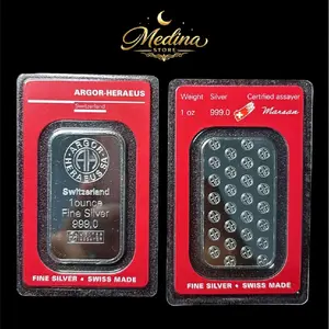 Perak Argor Heraeus 99.9 fine silver