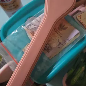 Masyarakat Pilihan Set Peralatan Makan 2IN1 H1086 Sendok Garpu Stainless Steel Plus Box Tebal Food Grade Bahan Berkualitas Ringan Praktis