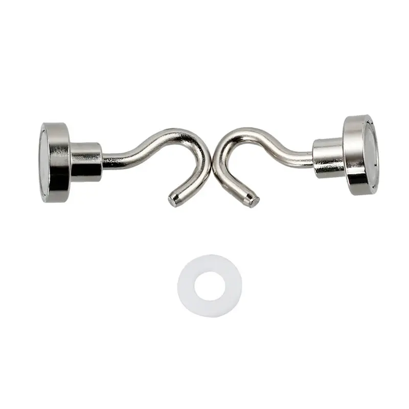 Pao - Móc Từ Ferrite D16 16Mm, 10 Cái, N52, Neodymium, Giữ 55Kg, Nam Châm Mạnh 4