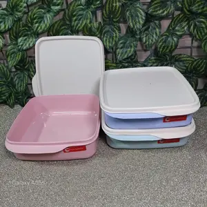 Promo 6 Pcs Tempat Makan Lunch Box Kotak Makan Bekal Tanpa Sekat Warna Souvenir Ulang Tahun Anak