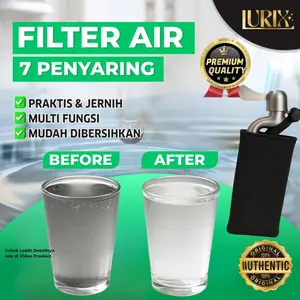 [ PROMO ] LURIX Filter Air Multi Layer 7 Lapisan Kumplit Dengan Kapas, Pasir, Dan Serat Sintetis l Saring Kotoran Hingga Bersih Maksimal