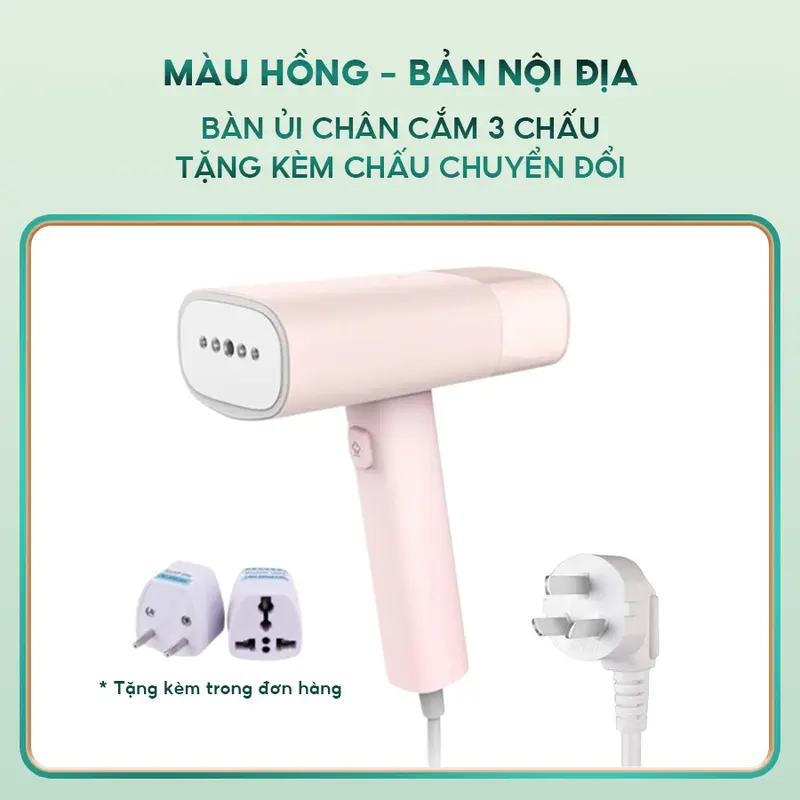< ZhuZhu ưu đãi >  Bàn ủi hơi nước cầm tay Zanjia GT 306, dung tích 150ml, công suất 1300w, Tự động tắt, nhỏ gọn, tiện lợi,  dễ sử dụng. Ủi Quần Áo Là Quần Áo Bàn Là Hơi Bàn Là 6