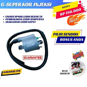 COIL BRT INJEKSI SUPER KOIL BRT RACING INJEKSI KARBU UNIVERSAL SEMUA MOTOR INJEKSI KARBU MATIC SPORT BEBEK  Mesin