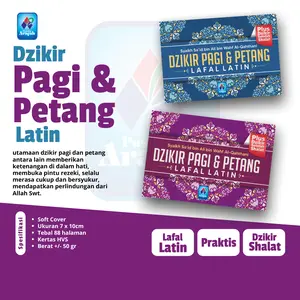 Dzikir Pagi Petang Latin Ejaan Mudah Plus Doa Zikir Setelah Shalat A7 Syekh Said Al Qahtani Ukuran Saku Pustaka Arafah