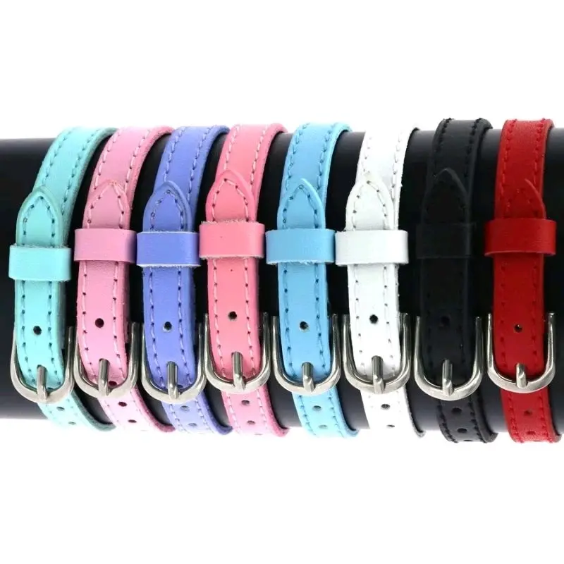 Gelang Gesper Kulit Gelang Sabuk Pria  Wanita free Karet Pembatas Liontin 1