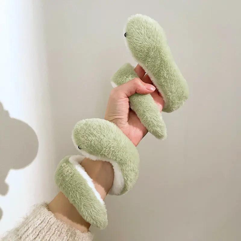 Búp bê rắn xanh nhỏ Đồ chơi nhồi bông sáng tạo Búp bê vải dễ thương vui nhộn…