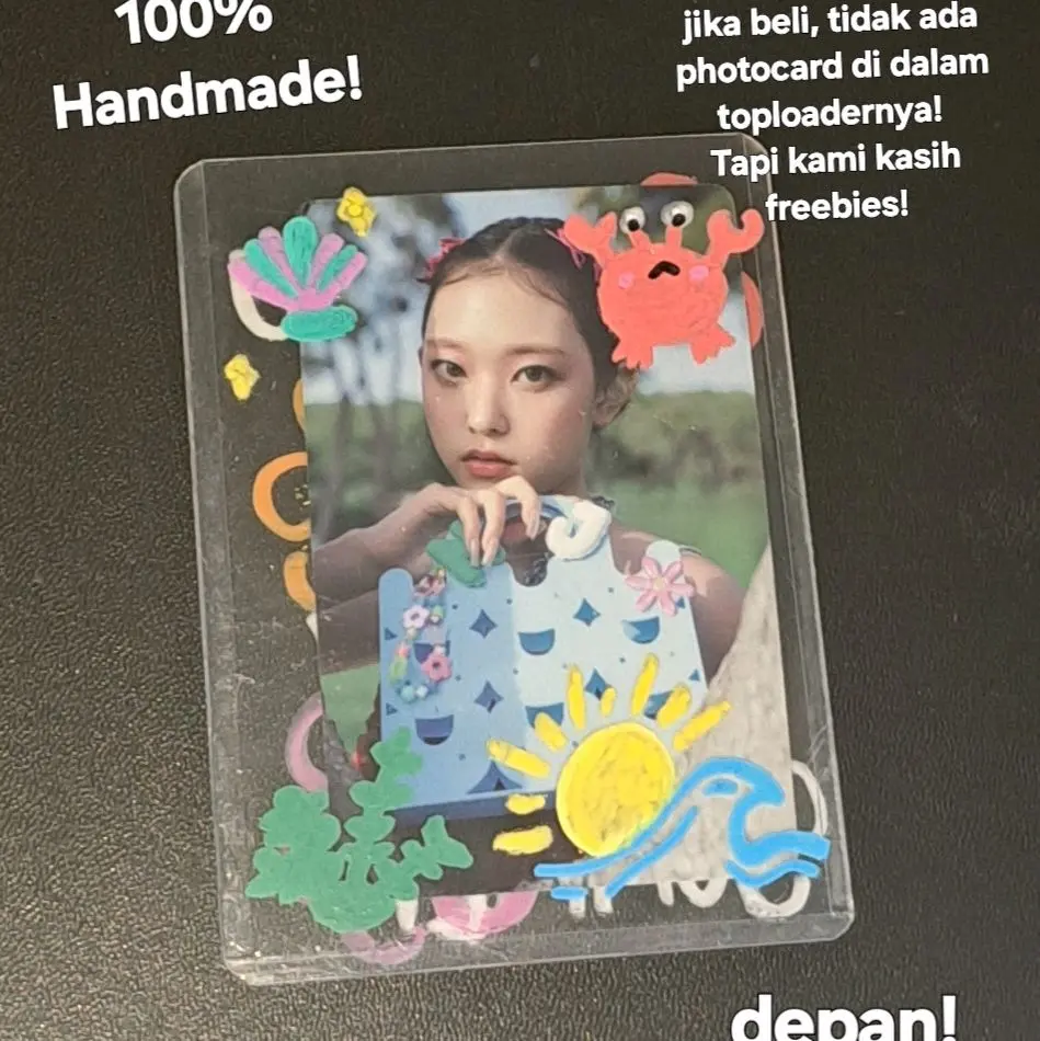 Handmade toploader lucu! Bisa buat polaroid photo/k-pop photocard dan lain-lainnya!!