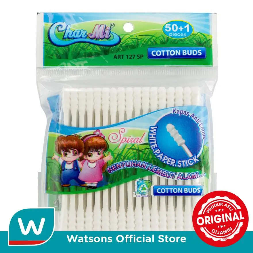 Charmi Cotton Bud Spiral P/S 50+1'S