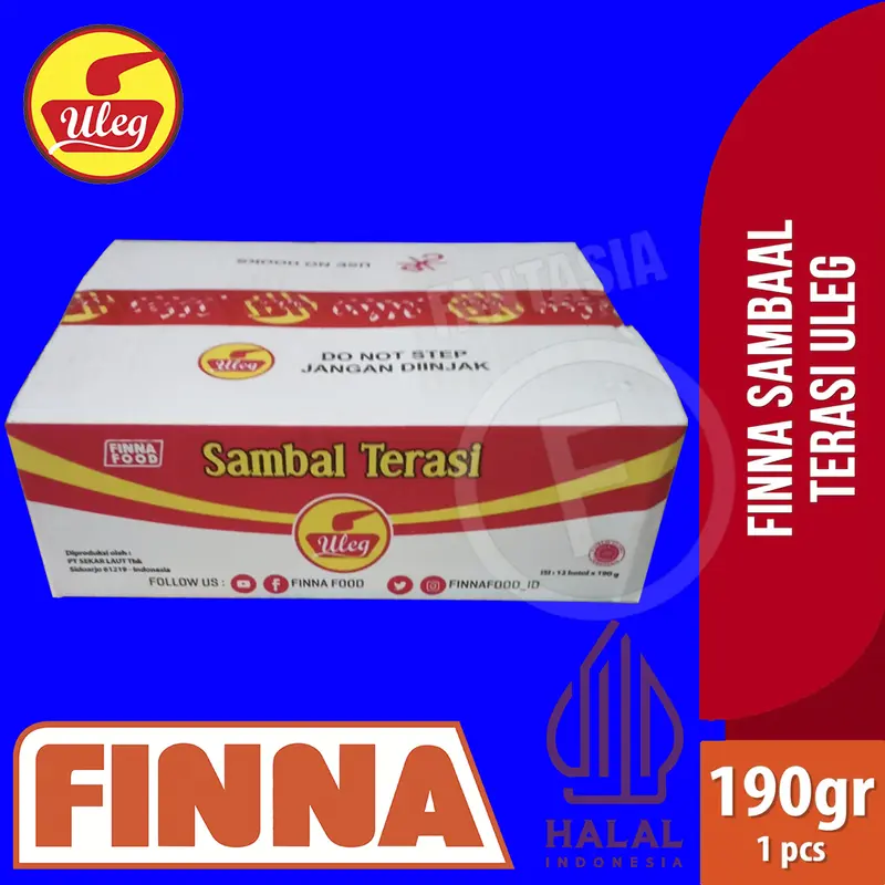 FINNA SAMBAL ULEG TERASI FANTASIA JAR DENGAN PAKING AMAN Food Makanan Masakan Instan 6