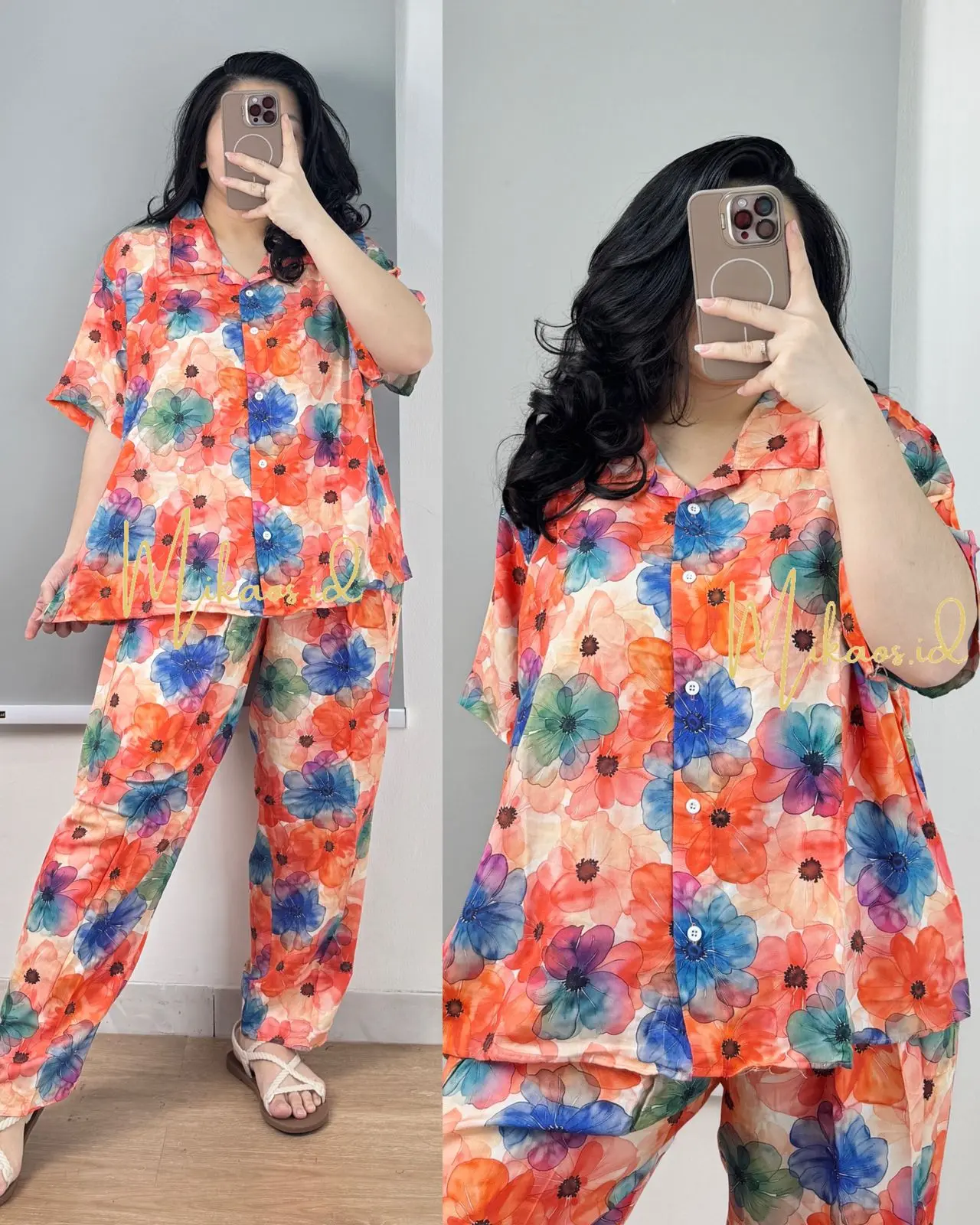 Mikaos Piyama Jumbo LD120cm/ Piyama Rayon Premium Jumbo/ Piyama Wanita Jumbo Celana / Baju Tidur JUMBO Mikaos Piyama Jumbo LD120cm/ Piyama Rayon Premium Jumbo/ Piyama Wanita Jumbo Celana / Baju Tidur JUMBO