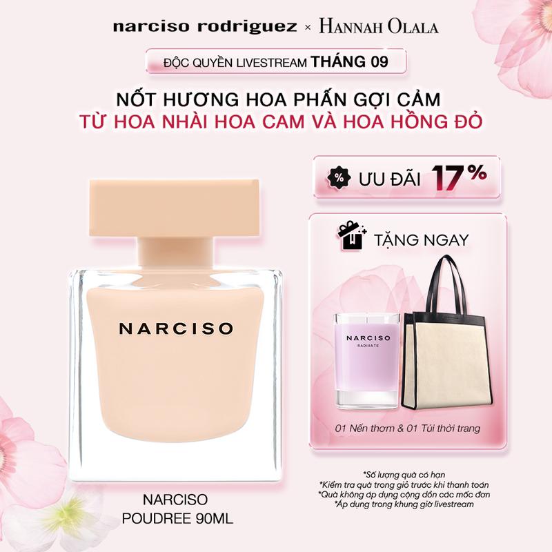 NARCISO x HANNAH - Nước hoa Narciso Rodriguez Narciso Eau De Parfum Poudree 90ml