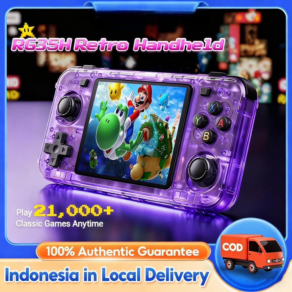 Game Bot Retro Game Console R36H Game Boy 3.5" IPS 128GB 20.000+ Game Hadiah Ulang Tahun Hadiah Natal Hadiah Tahun Game Bot Retro Game Console R36H Game Boy 3.5" IPS 128GB 20.000+ Game Hadiah Ulang Tahun Hadiah Natal Hadiah Tahun