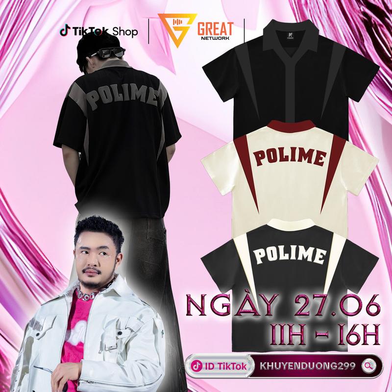Áo polo big boxy 280gsm local brand thun có cổ phông blockcore oversize in nổi nam nữ phối màu form rộng bigsize cặp đôi px pandax polime Unisex Menswear