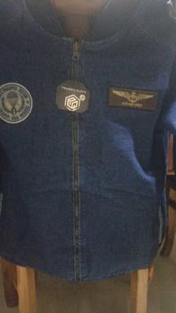 Product Review of JAKET BOMBER MODEL  BORDIRAN SIMPLE VARIAN WARNA BIRU TUA & BIRU MUDA Denim Jeans Nyaman Panjang Pria Top Distro Keren Atasan Casual from H**a N**a 0