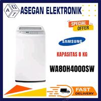 Gambar SAMSUNG WA80H4000SW MESIN CUCI TOP LOADING INVERTER 8 KG WA80H4009 dari Asegan Elektronik Store Kota Depok 1 Tokopedia