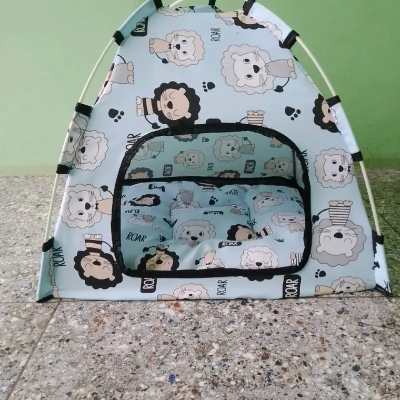 Tenda anabul kucing/anjing Full seat Tenda Dan Kasur kasur hewan peliharaan kuning sofa 7