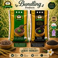 Gambar Paket Bundling MD Black + Brown Rice 2kg & Black Rice Pecah Kulit 2kg dari MD Organic Store Kota Tangerang Selatan 1 Tokopedia