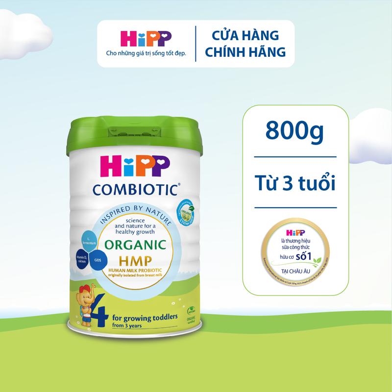 SCT H i P P Organic Combiotic lon 800g nhập khẩu Đức từ 3 tuổi