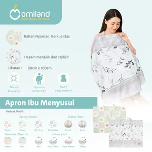 Omiland Apron Penutup Ibu Menyusui Motif