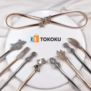 Ikat Pinggang Wanita Elastis Sabuk Rantai Gamis Ikat Pinggang Rantai Aksesoris Gamis Gesper Gold Silver