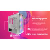 Gambar CASING CUBE GAMING CAYN - mATX Tempered Glass (Free 3x RGB Fan) dari Techno Computer Bali Kota Denpasar 4 Tokopedia